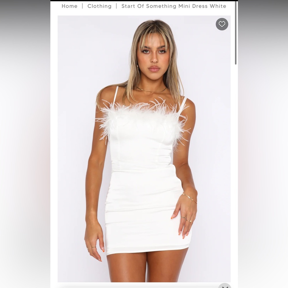 Start Of Something Mini Dress White - M